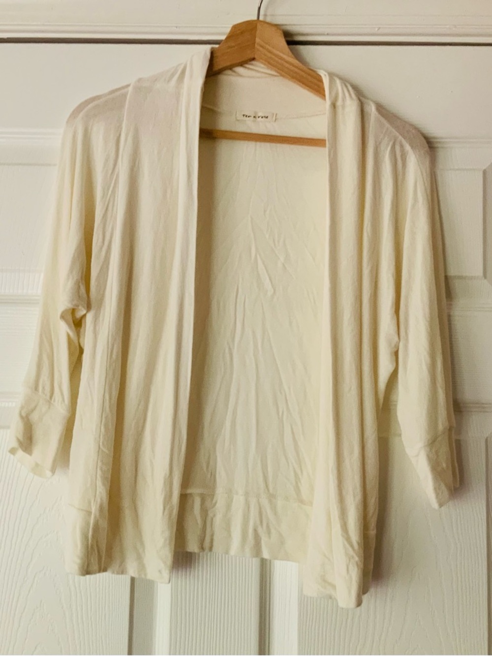 Soft Open Cardigan in Off-White